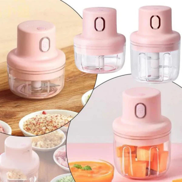 Rechargeable Mini Electric Garlic Food Chopper