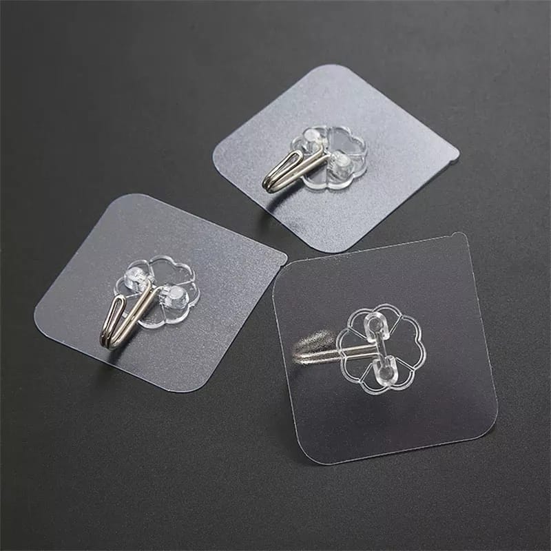 Transparent Hooks (10pc)