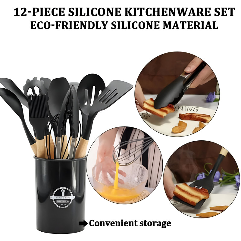 Silicone Cooking Utensils Set