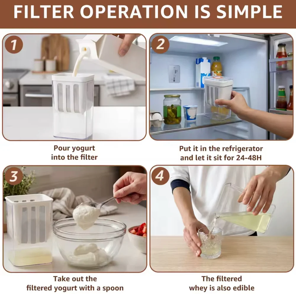 How to use Greek Yogurt Filter